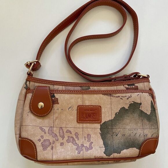 New Map B. Angel Cross Body Purse EUC - Picture 1 of 12